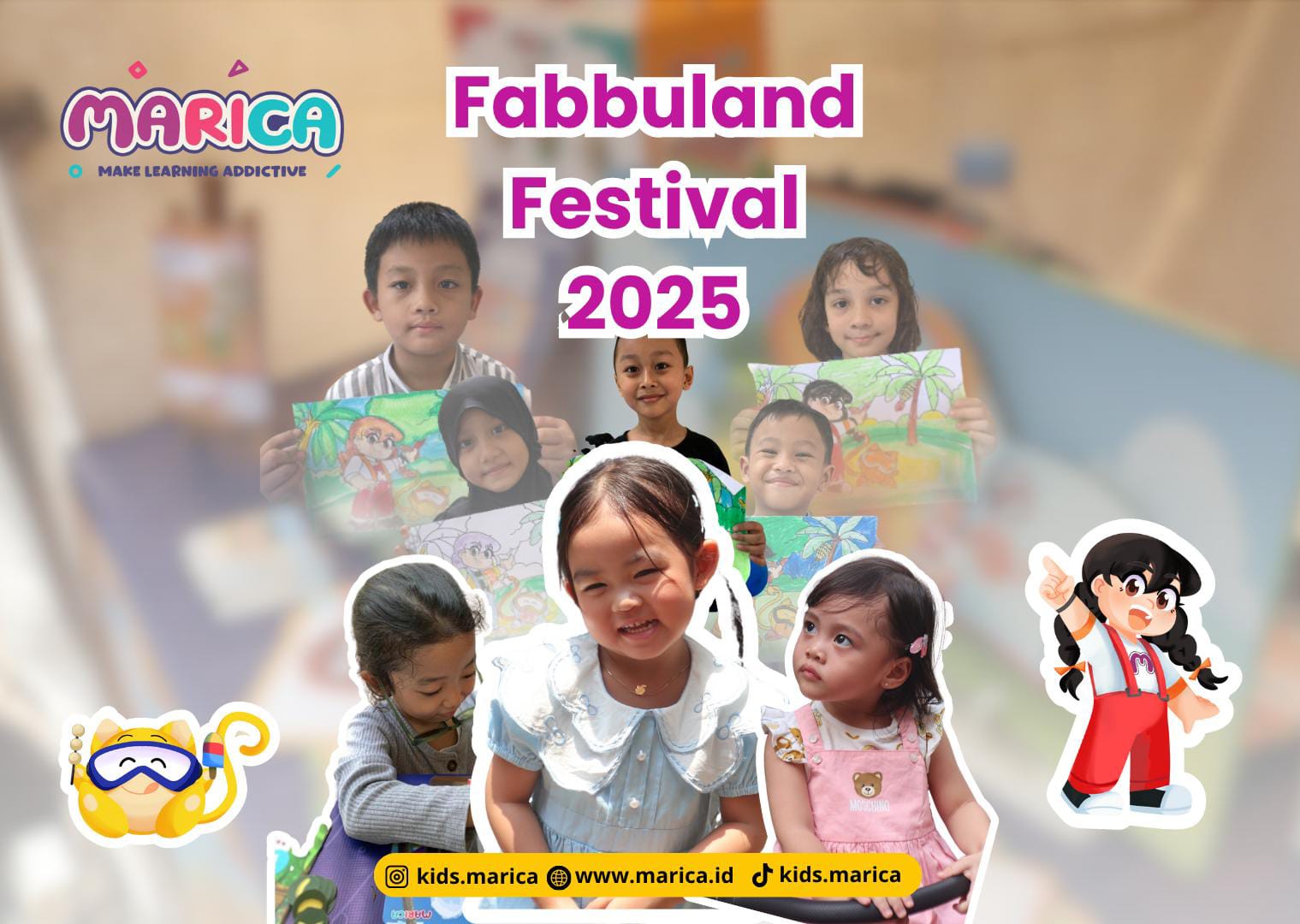 Pesta Kreativitas Anak di Jantung Kota! Kilas Balik Keseruan Marica di Fabbuland Festival 2025