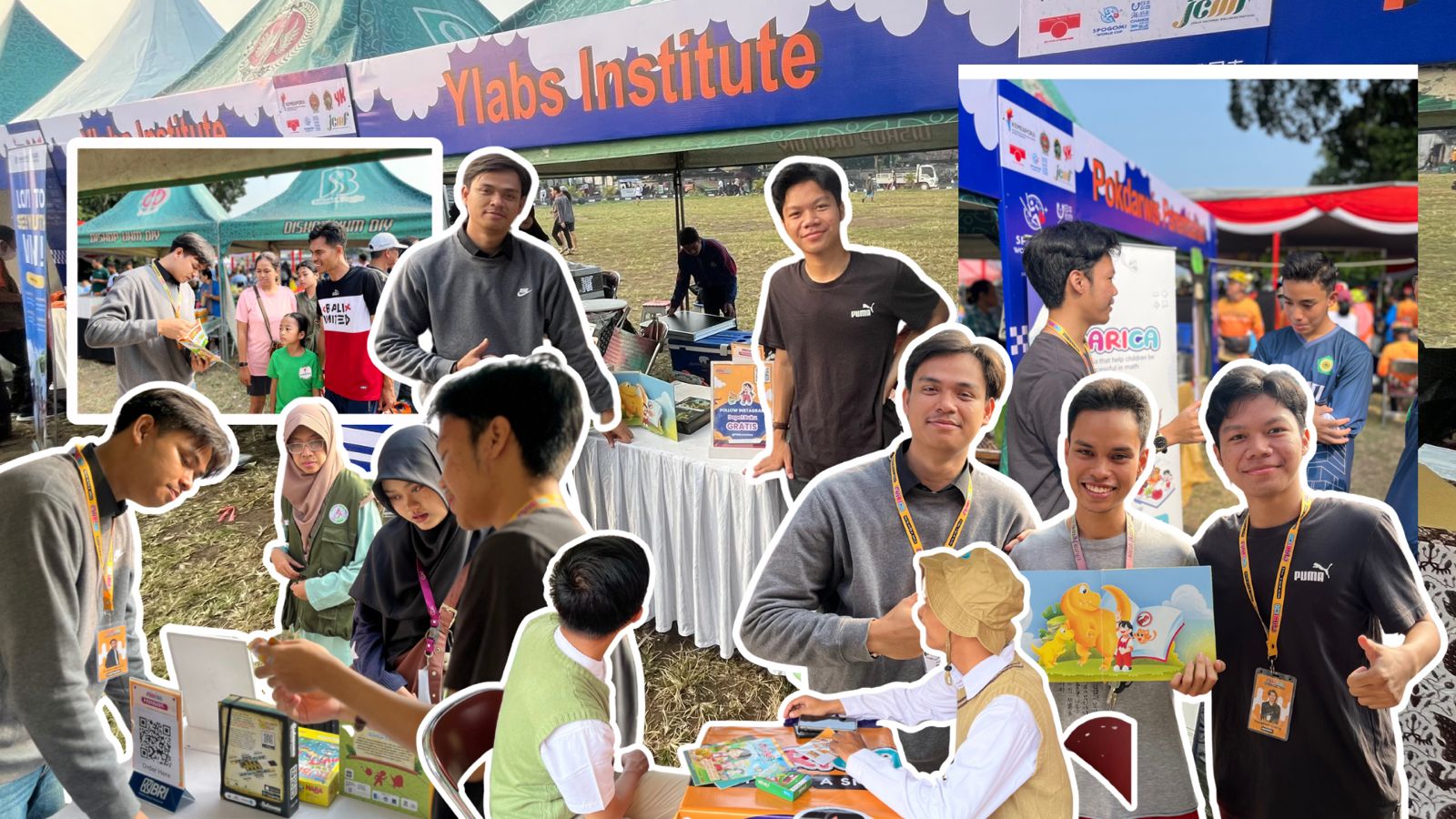 Marica Hadir di Booth YLabs Institute: Tampilkan Boardgame dan Buku Edukatif