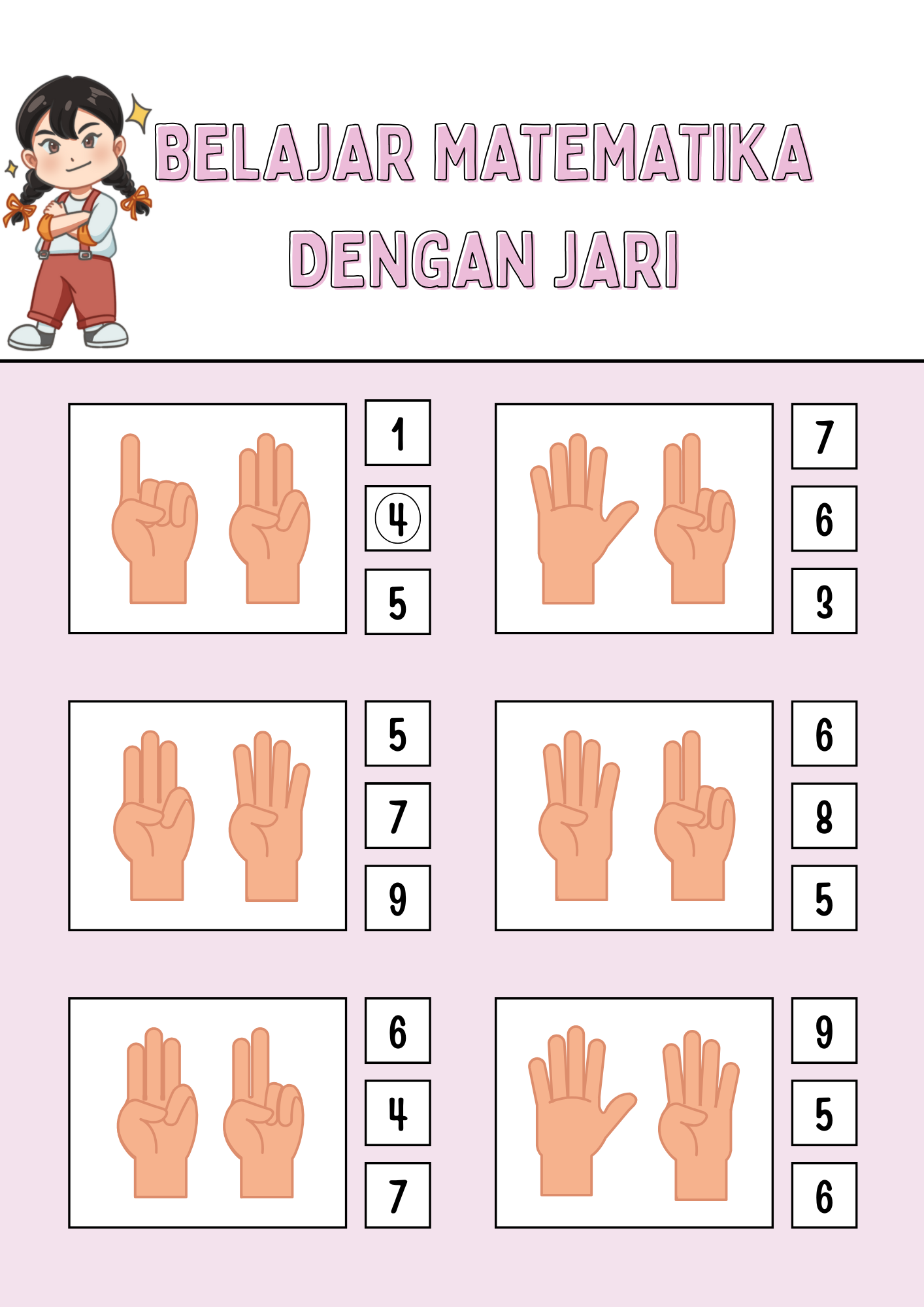 Belajar Matematika dengan Jari 🖐️