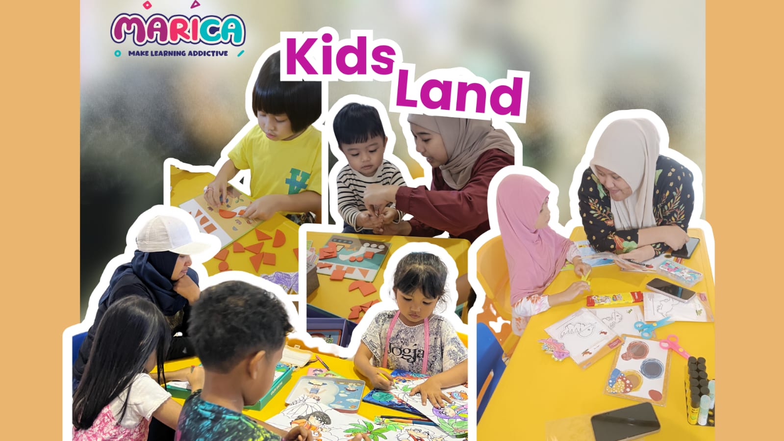 Marica Hadir di KidsLand Galeria Mall: Meramaikan KidsLand dengan aktivitas seru diantaranya Drawing Competition